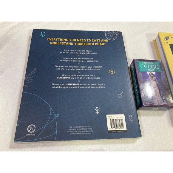 Book Bundle Tarot Astrology Dream Power Palmistry Herbalism W/ Tarot Deck Poster - Picture 11 of 16